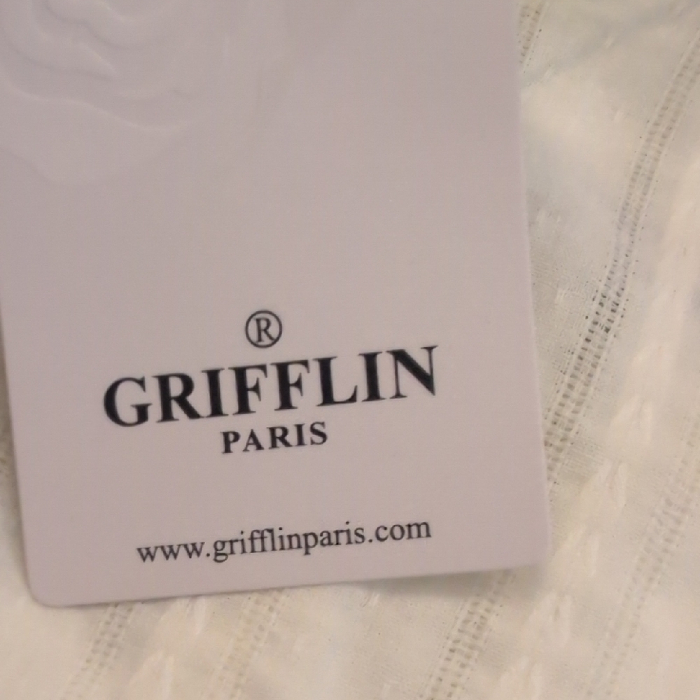 Griffin Paris Blouse 100% Cotton Size M - Picture 7 of 8